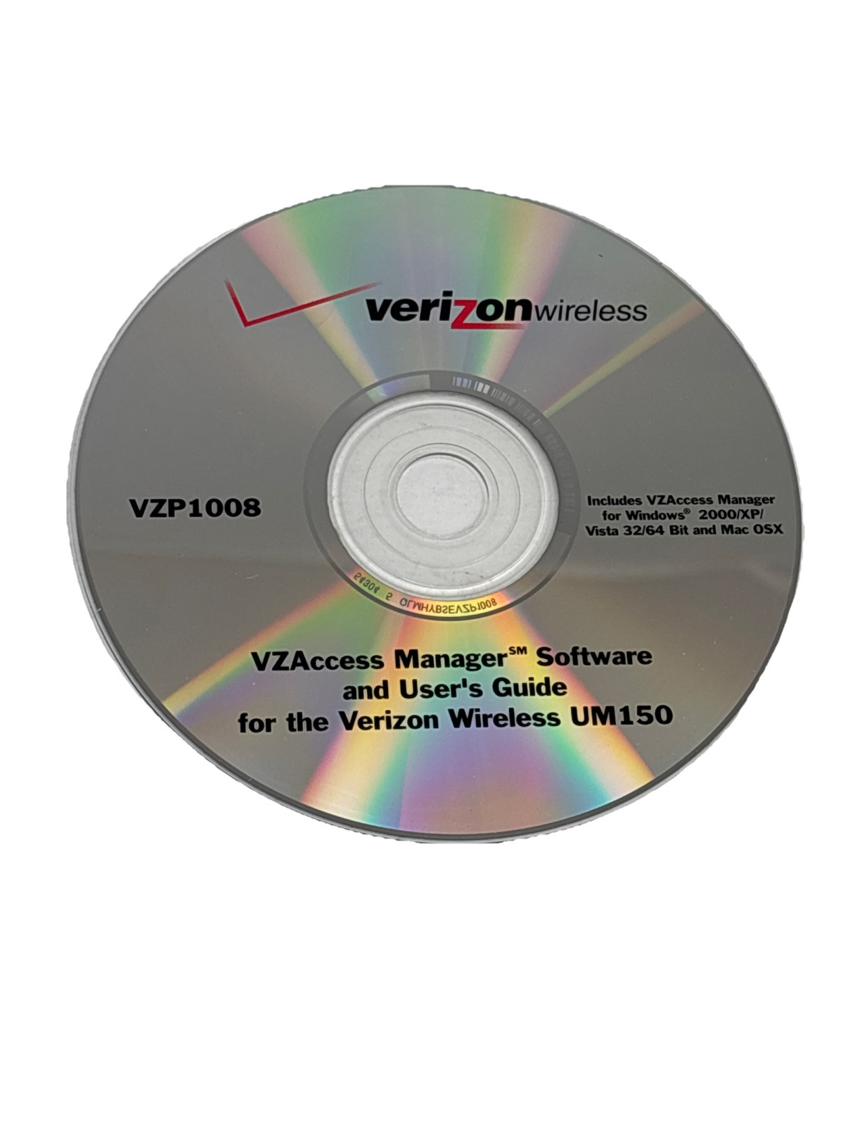 Verizon Wireless VZAccess Manager Software & User’s Guide VZP1008 UM150