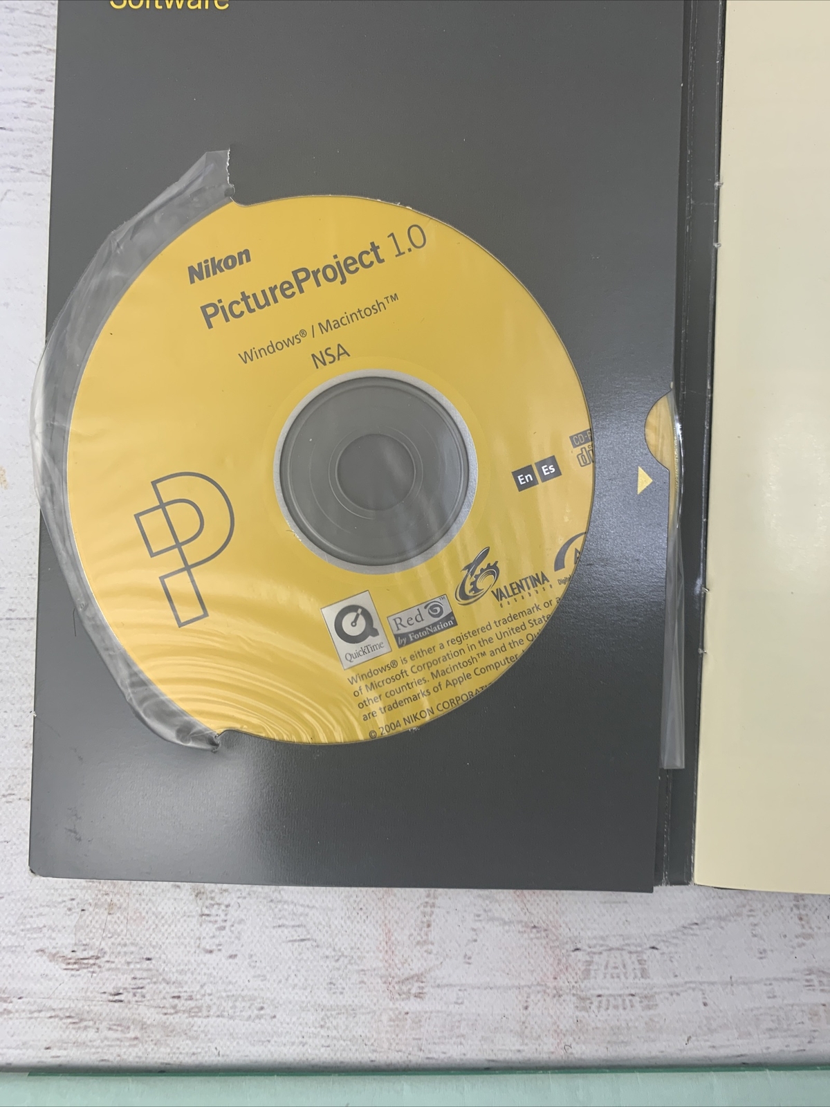 Nikon Picture Project 1.0 Windows & Mac CD-Rom & Reference Manual Disc – 2 Discs