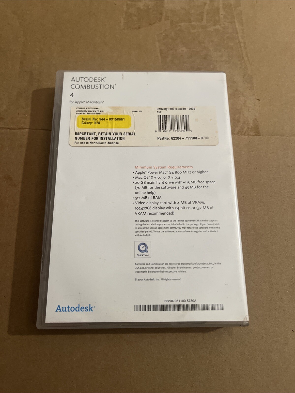 Autodesk Combustion 4 For Microsoft Windows DVD