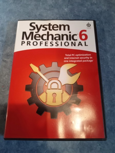iolo System Mechanic 6 Professional Windows PC CD-Rom with case and papers