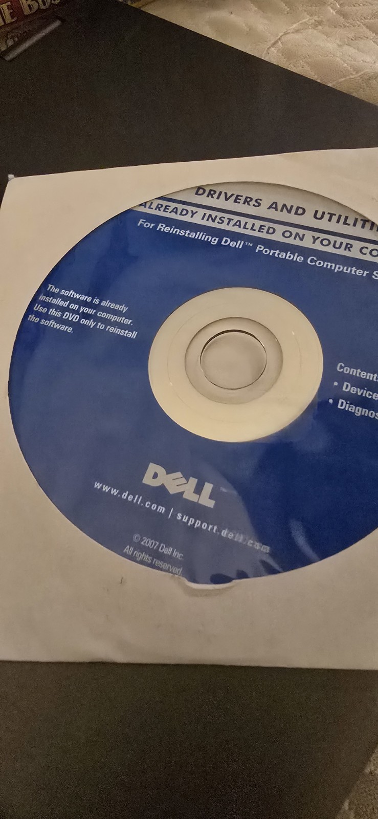 Dell Drivers Update CD for Windows 0GM487 English Standard Software