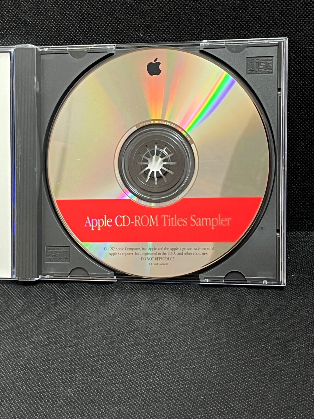 Rare, Vintage 1992 Apple Computer CD-ROM Titles Sampler, used, in Jewel case