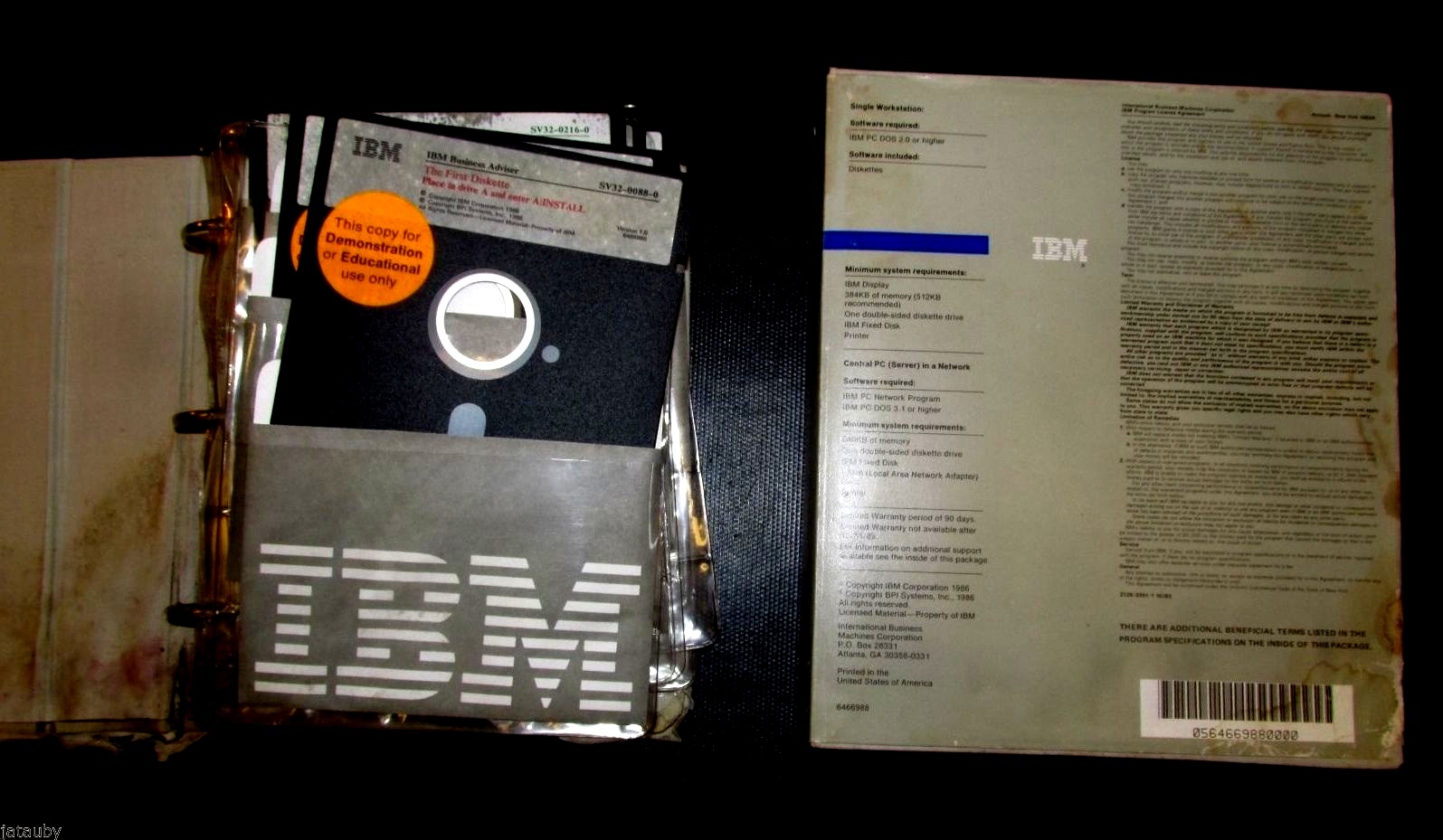 Vintage IBM BUSINESS ADVISER GENERAL ACCOUNTING EDITION PC SOFTWARE 16 Diskettes