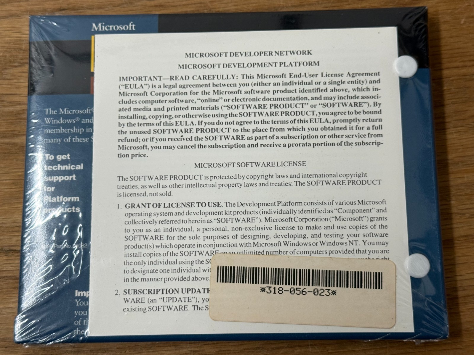 MSDN Microsoft Developer Network SEALED NEW 1996 SDKs and Operating Systems