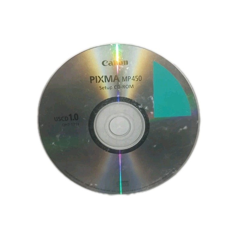 Canon PIXMA MP450 Setup CD-ROM USCD 1.0 (QH7-1711)