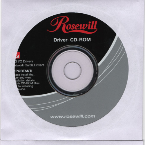 Rosewill PCI I/O Network Sound USB Firewire Card Drivers & Utility CD-ROM (2005)