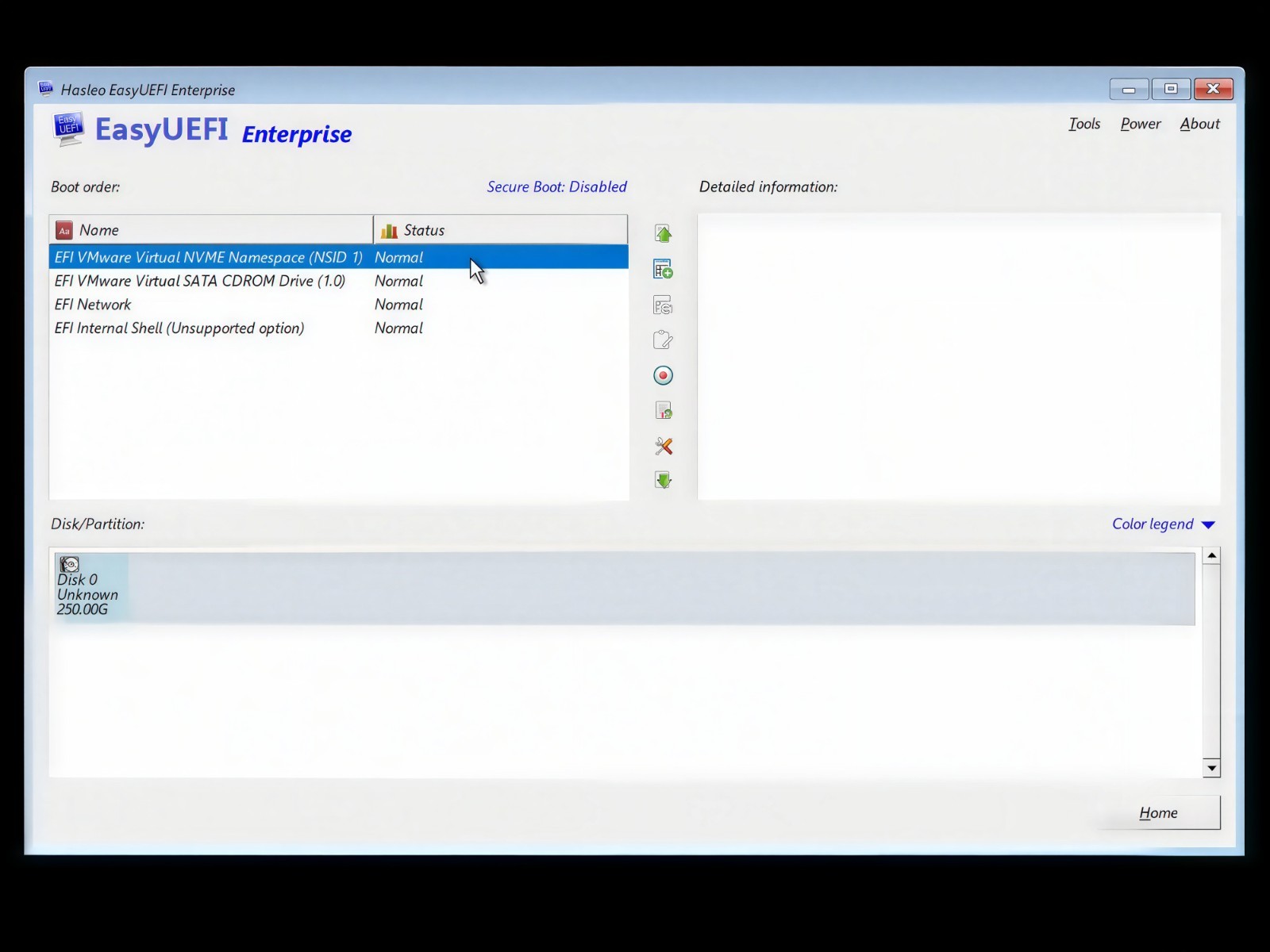 EasyUEFI Enterprise Edition Bootable DVD/USB