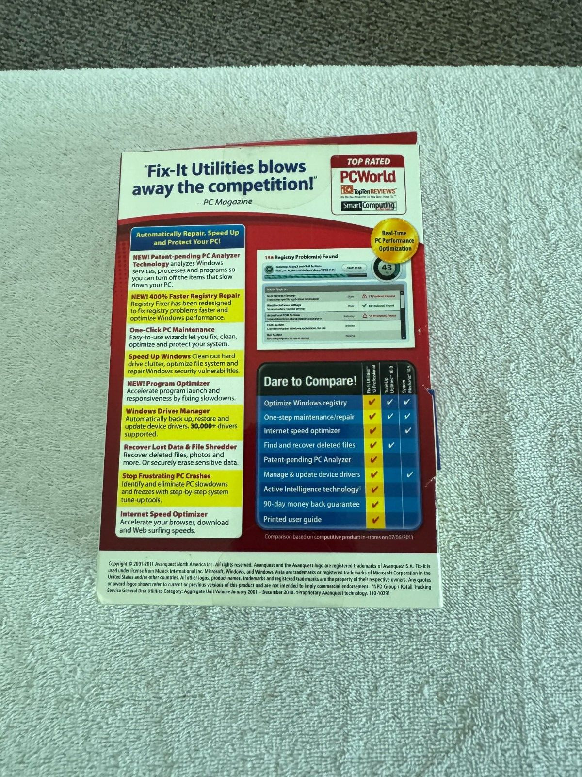Avanquest Fix-It Utilities 12 Professional – Win XP/Vista/Win 7