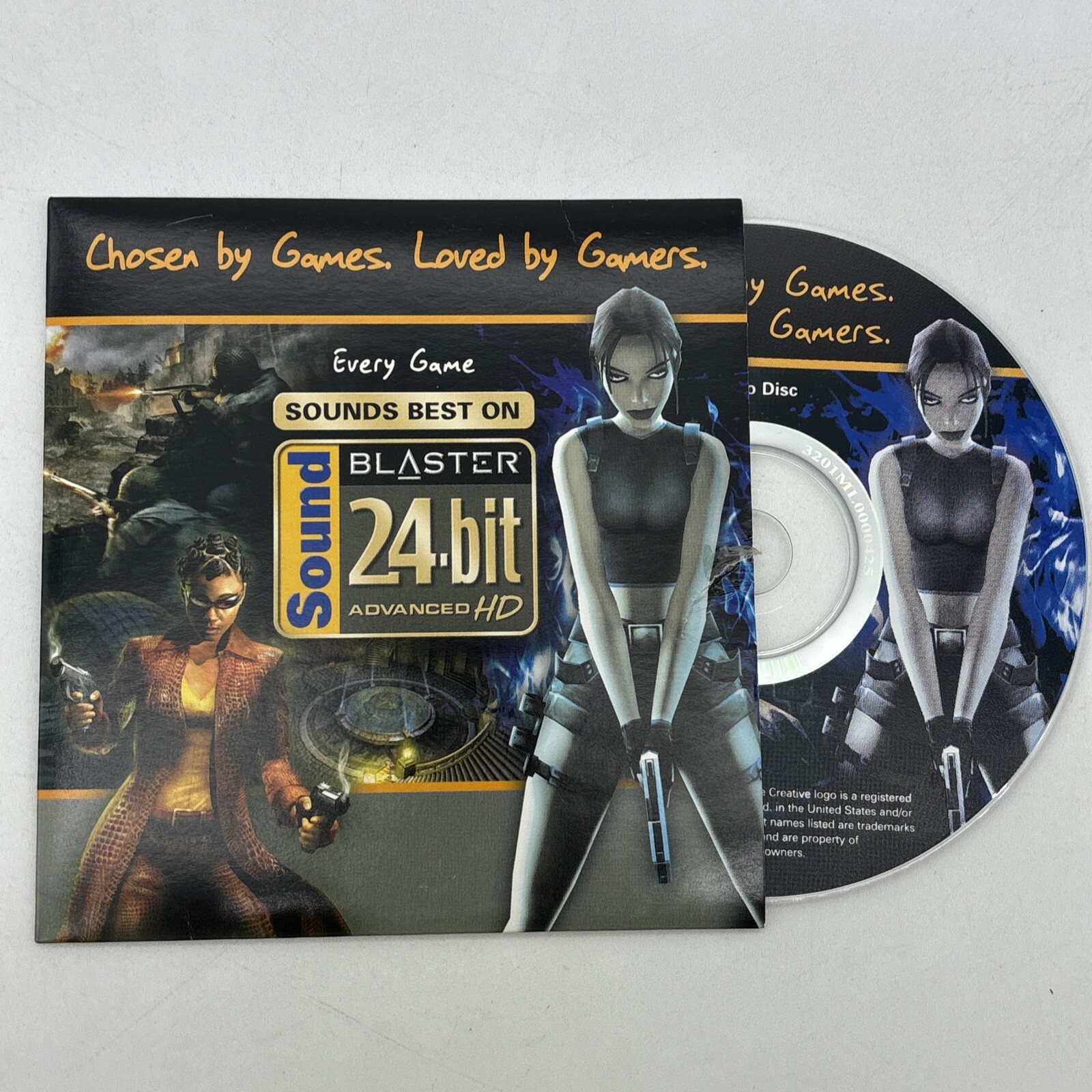 Creative Sound Blaster Demo Disc CD 24-Bit Advanced HD Loved By Gamers