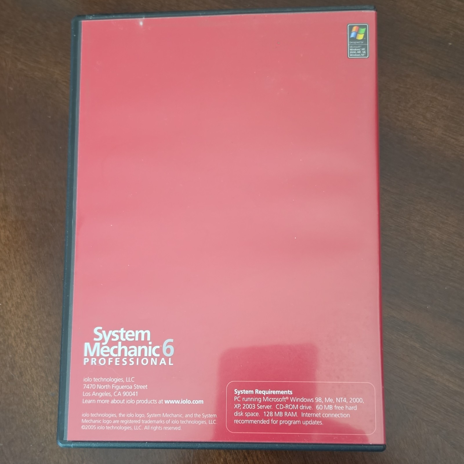 iolo System Mechanic 6 Professional v6.0 CD for Windows 98/Me/2000/XP