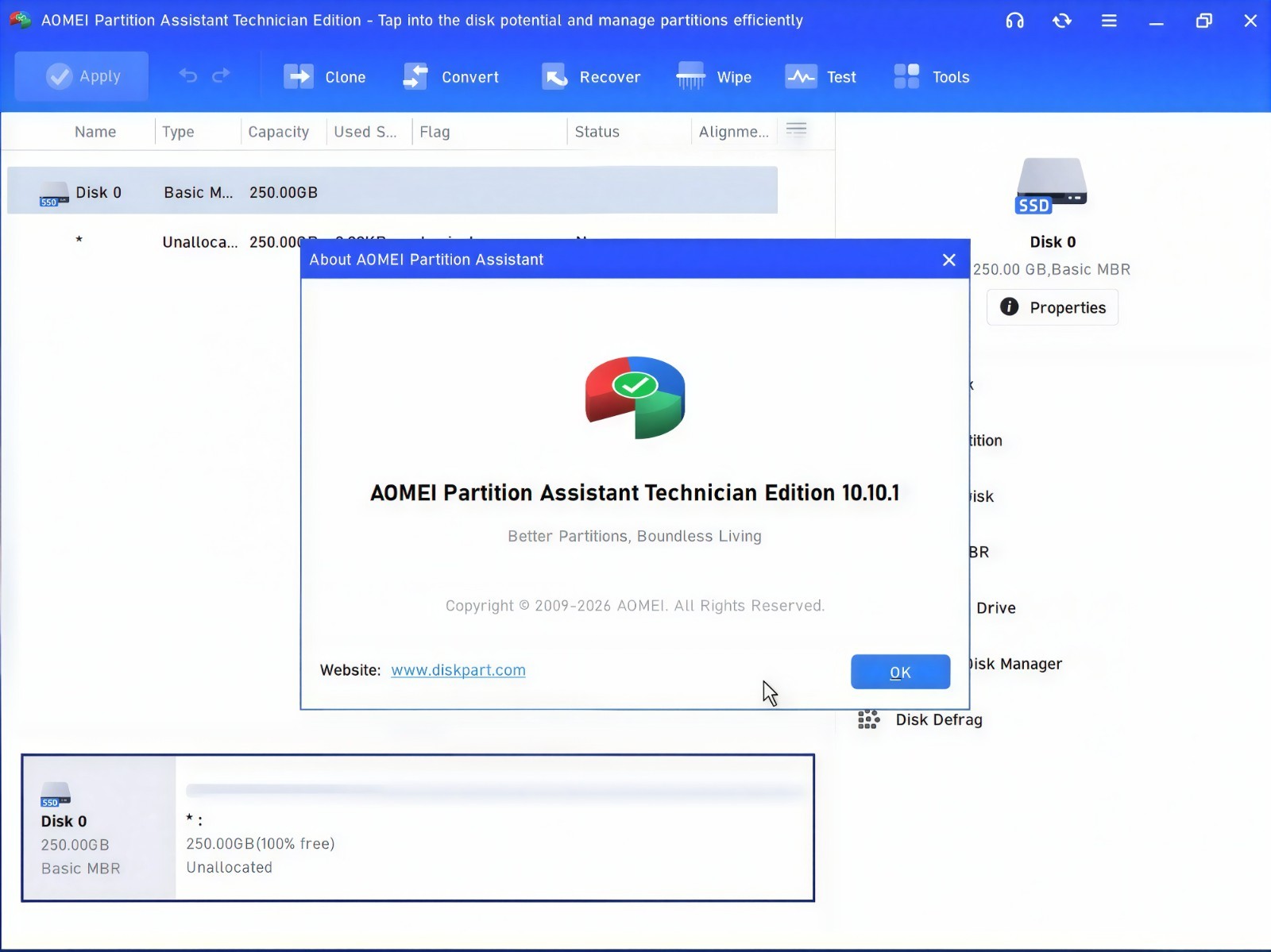 AOMEI Partition Assistant Technician Bootable DVD/USB