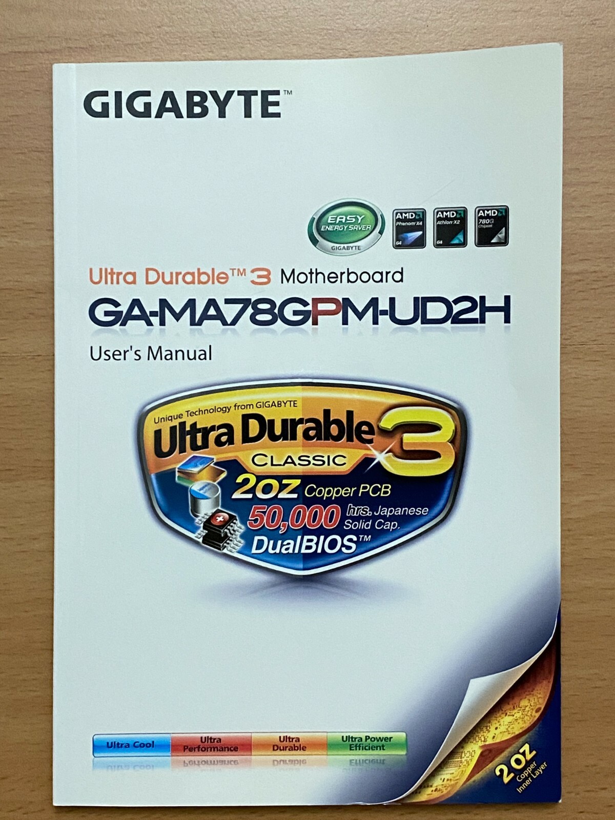 Gigabyte GA-MA79GPM-UD2H User Manual, Hardware Installation Guide & Drivers DVD