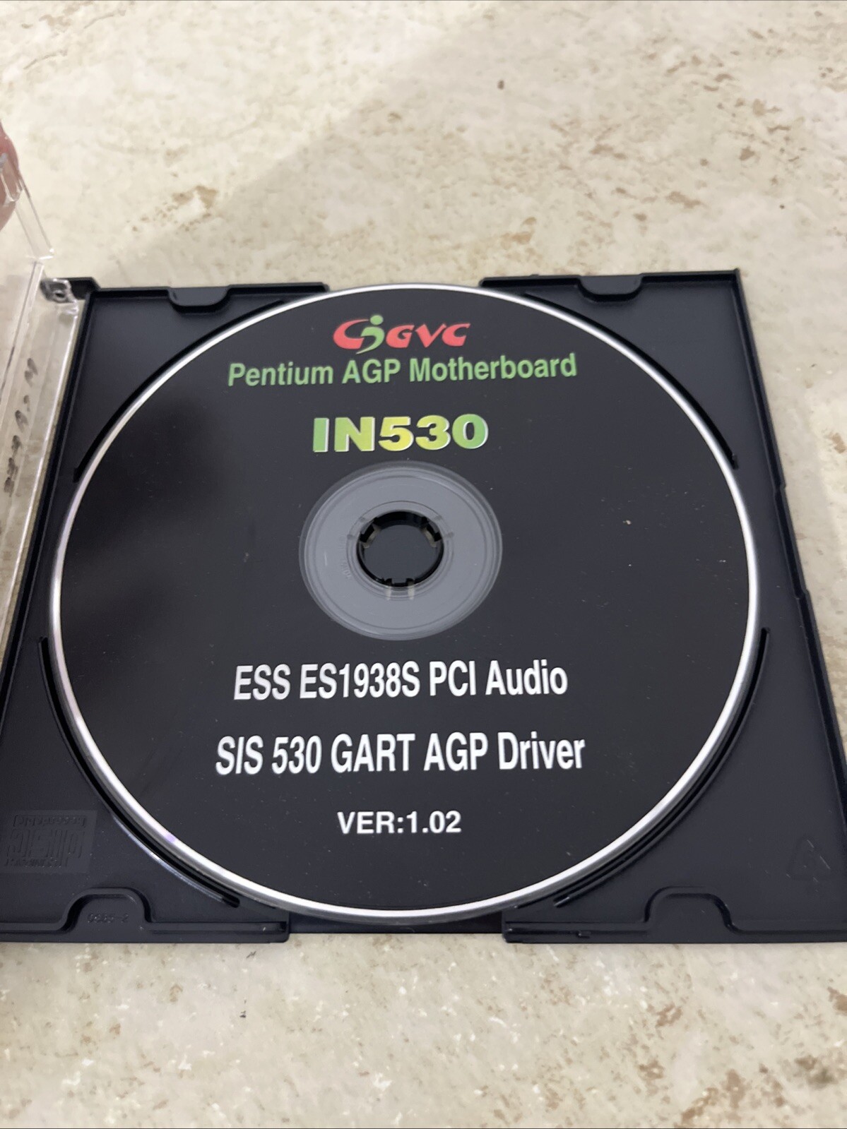 GVC Pentium AGP Motherboard IN350 Audi Driver Disc Only