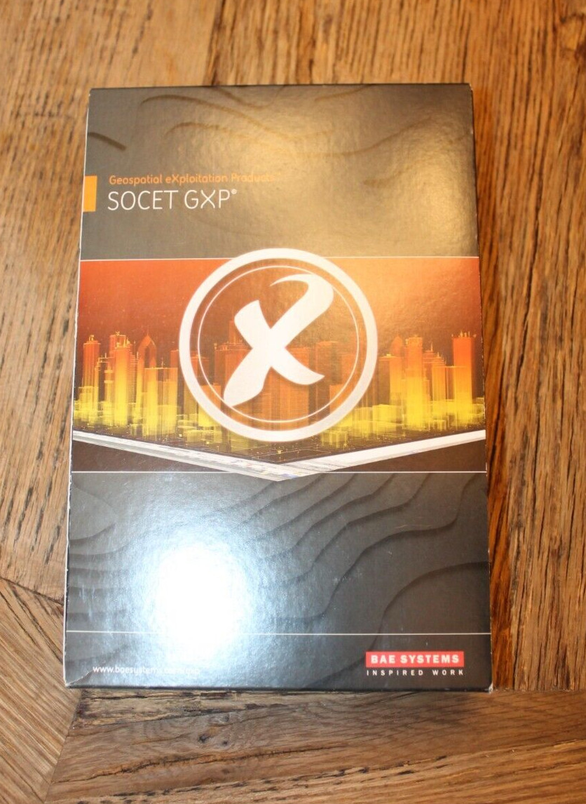 Socet GXP V4.3 Geospatital eXploitation Products CD Installation DIsk set