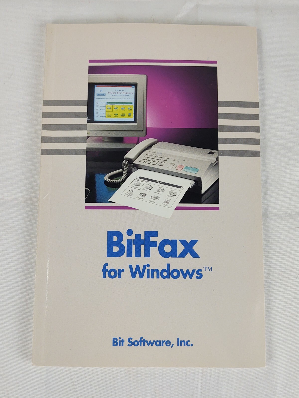 BitFax For Windows Manual + Software 5.25″ Floppy Disk Bitfax Windows 3 Ver 2.05