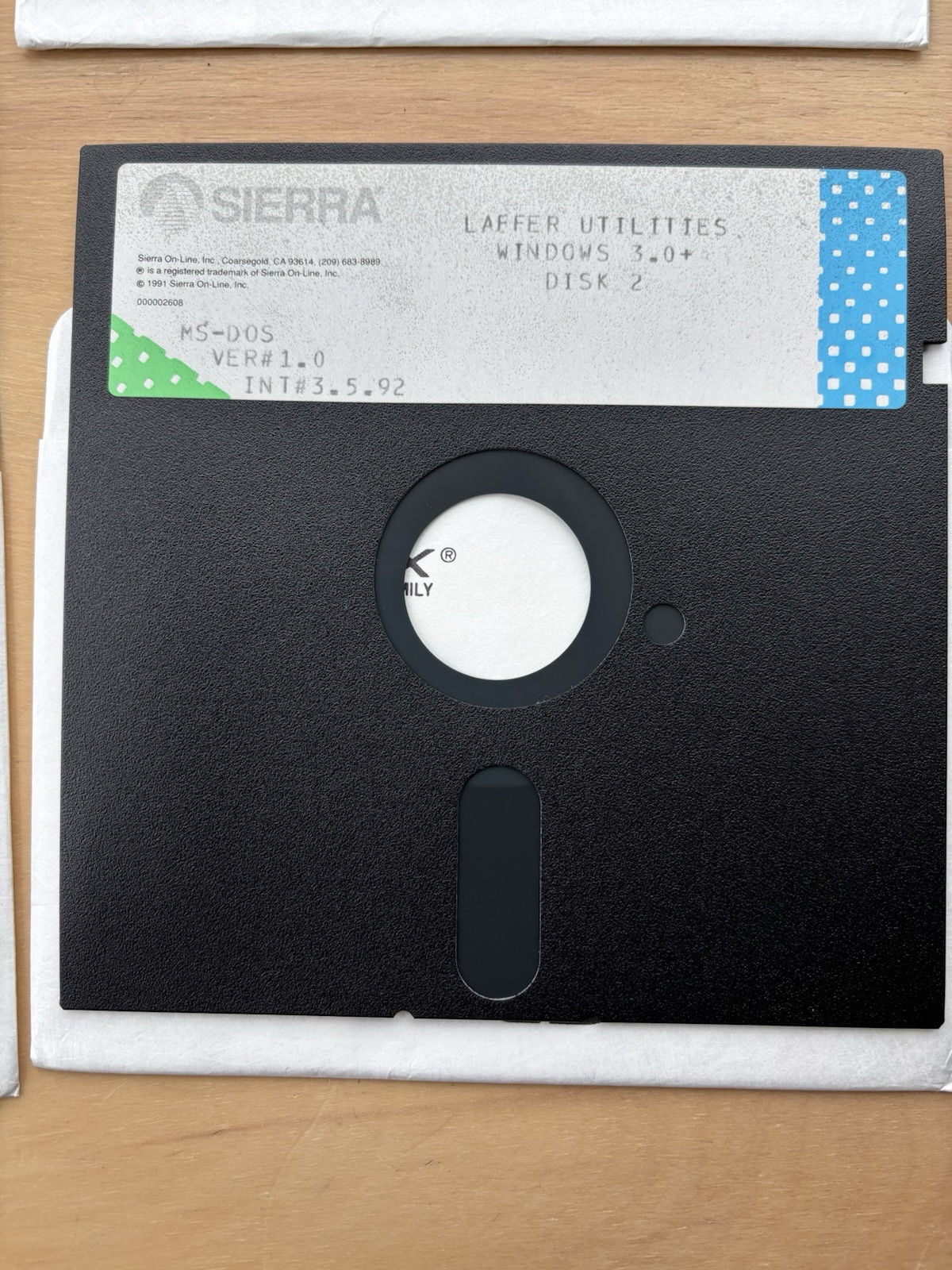 Sierra/Dynamix’s Laffer Utilities ~ 4 disk set ~ 5 1/4 floppy disks ~ 1981