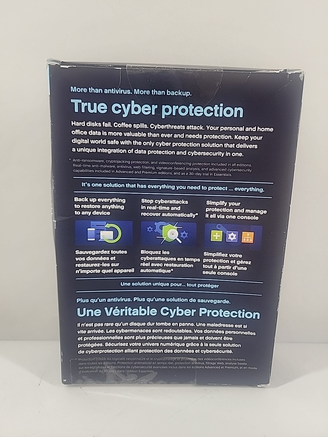 Acronis Cyber Protect Home Office (formerly Acronis True Image) | Essentials Ver