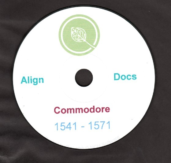 Commodore 64 – 128 – 1541-1571 Drive Alighment & Utility – 5.25 Disk & CD