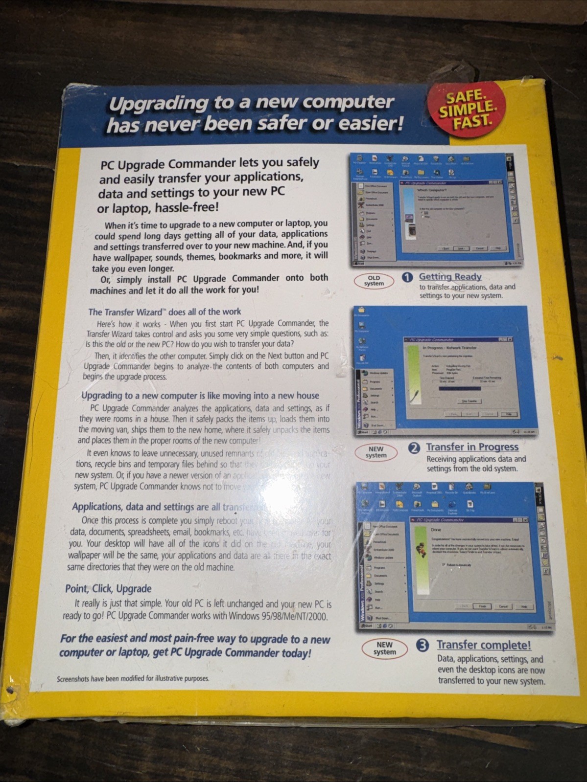 Vcom PC Upgrade Commander Windows 95/98/Me/Nt/2000. Sealed