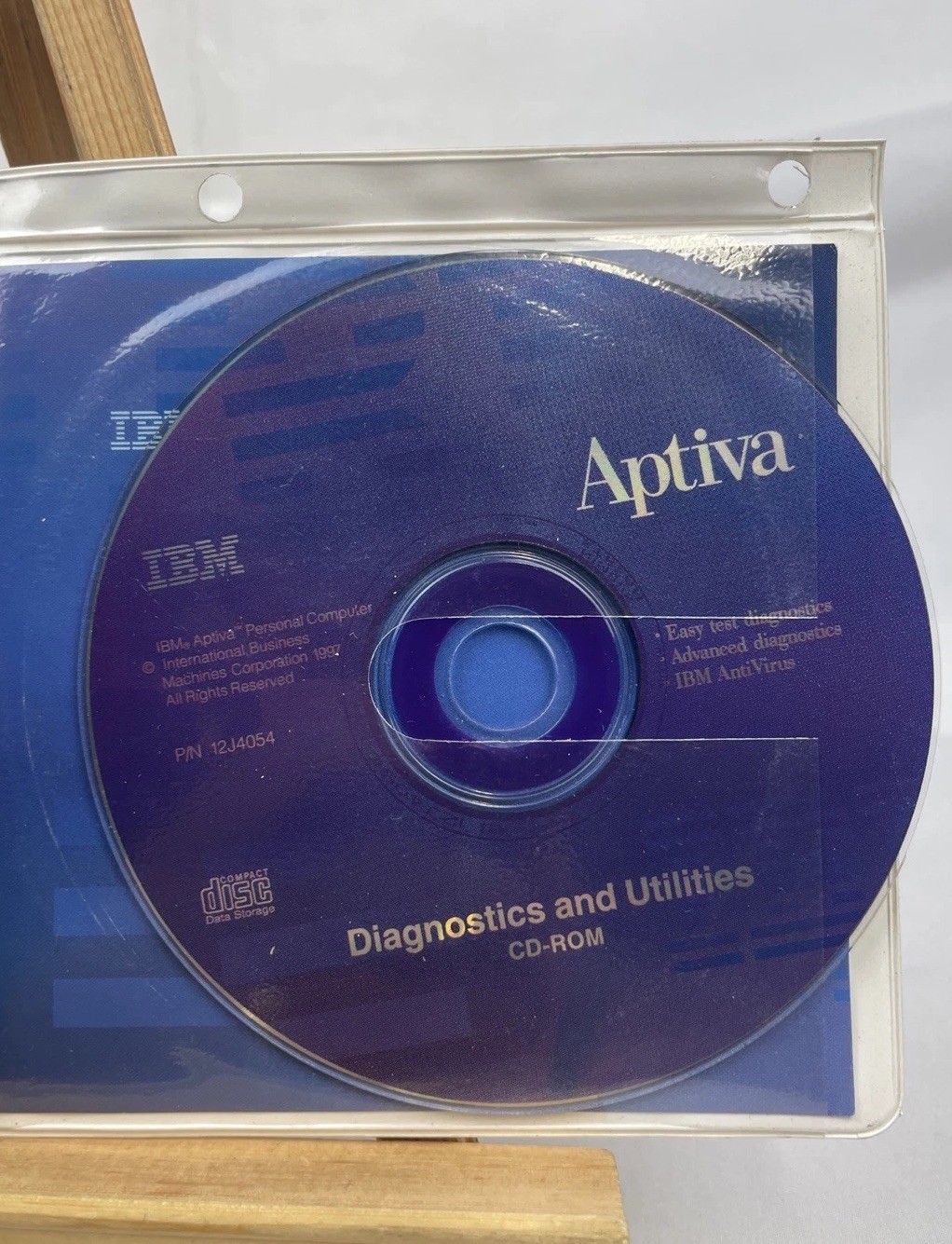 IBM Aptiva Product Recovery And Diagnostics and Utilities CD