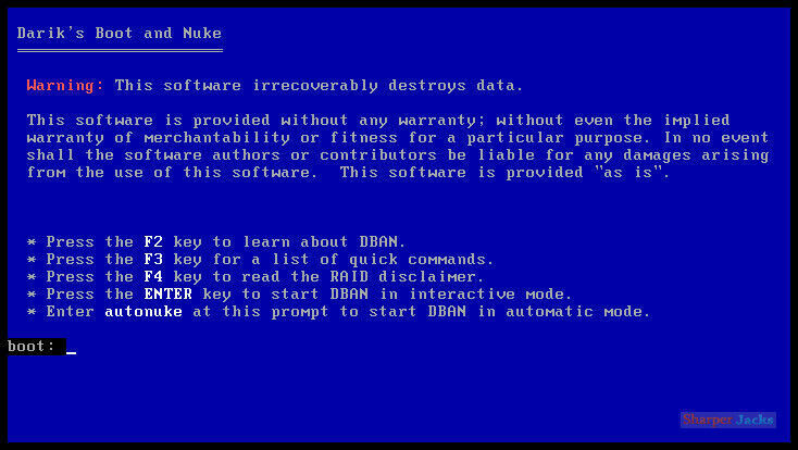 NEW & Fast Ship! Darik’s Boot & Nuke Hard Drive Eraser / Remover / Delete – Disc