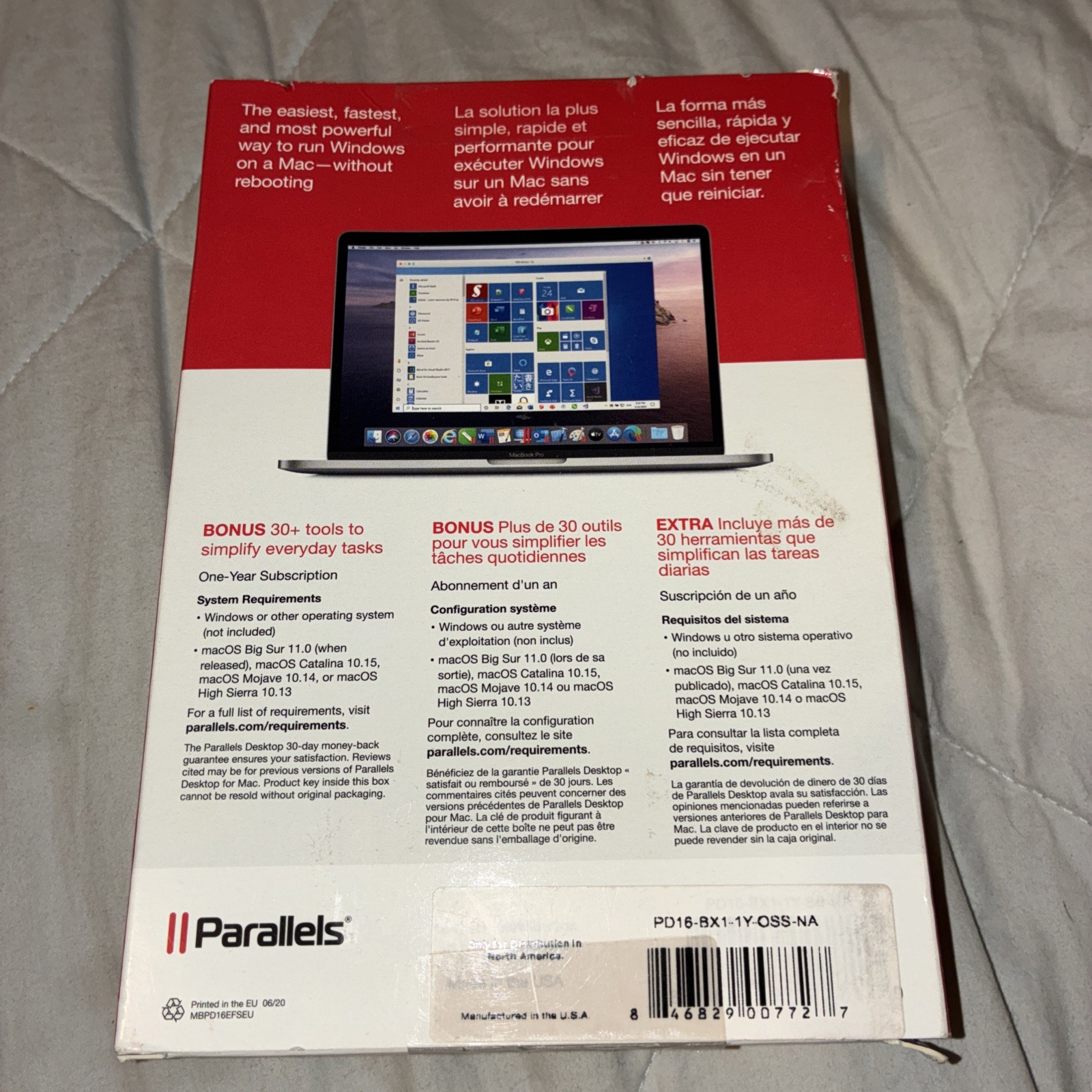 Parallels Desktop – Box pack (1 year) – 1 user – Mac – North America