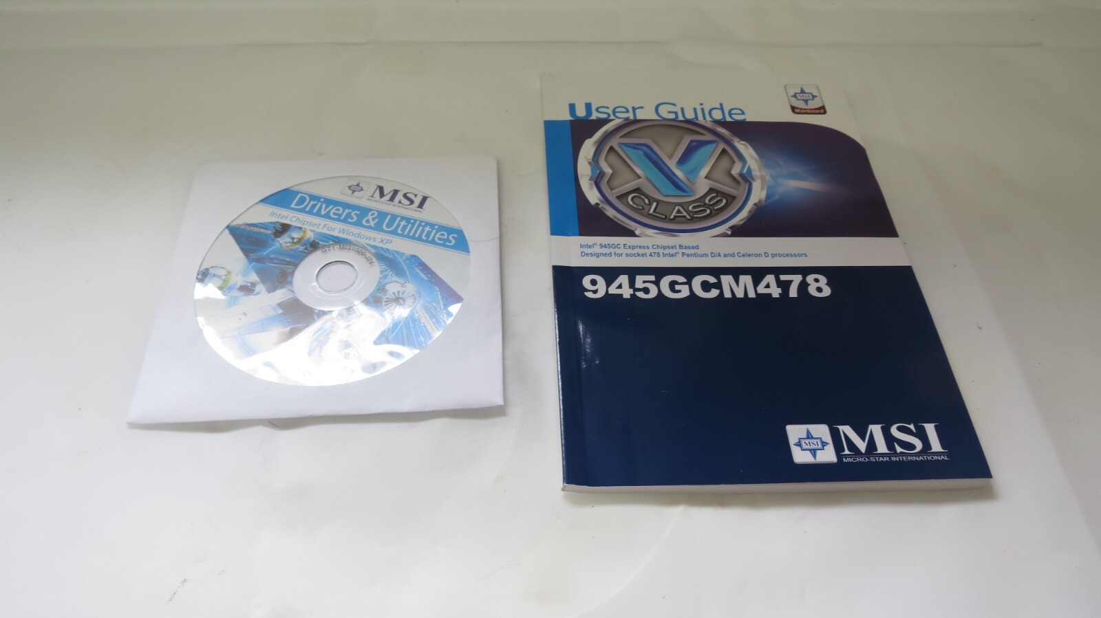 Genuine MSI Drivers & Utilities CD Intel Chipset For Windows XP G71-MI31020-J24
