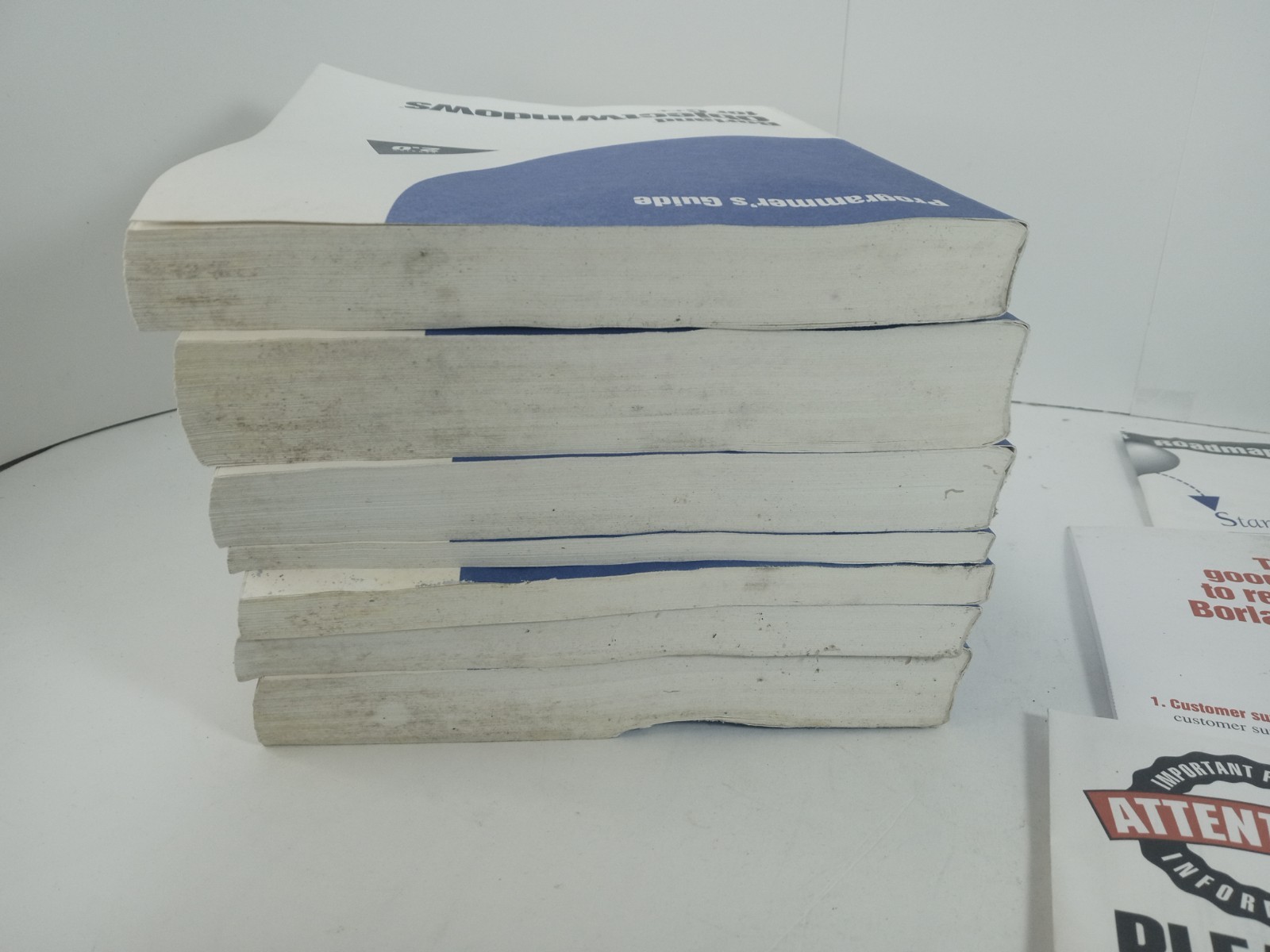 Borland C++ 4.0 Application & Framework Set DOS Windows Disks Manuals 3.5″ Disks