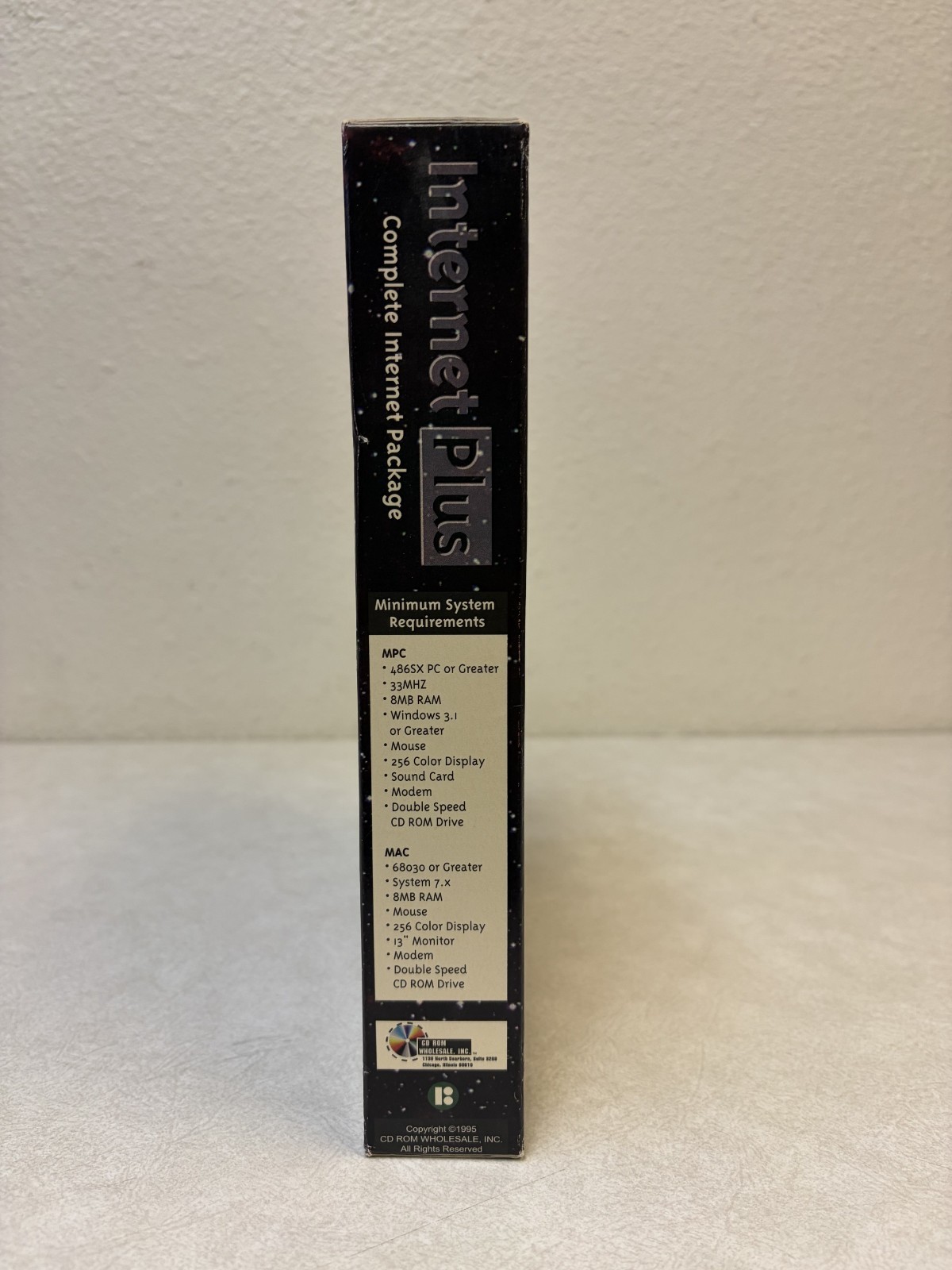 Internet Plus Sealed New Old Stock Vintage Complete Internet Package CD Roms