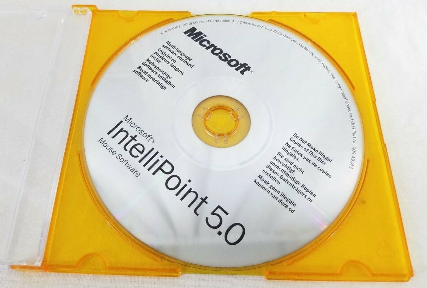 Microsoft Intellipoint 5.0 Mouse Software (2003) Multi-Language – VERY NICE!!!