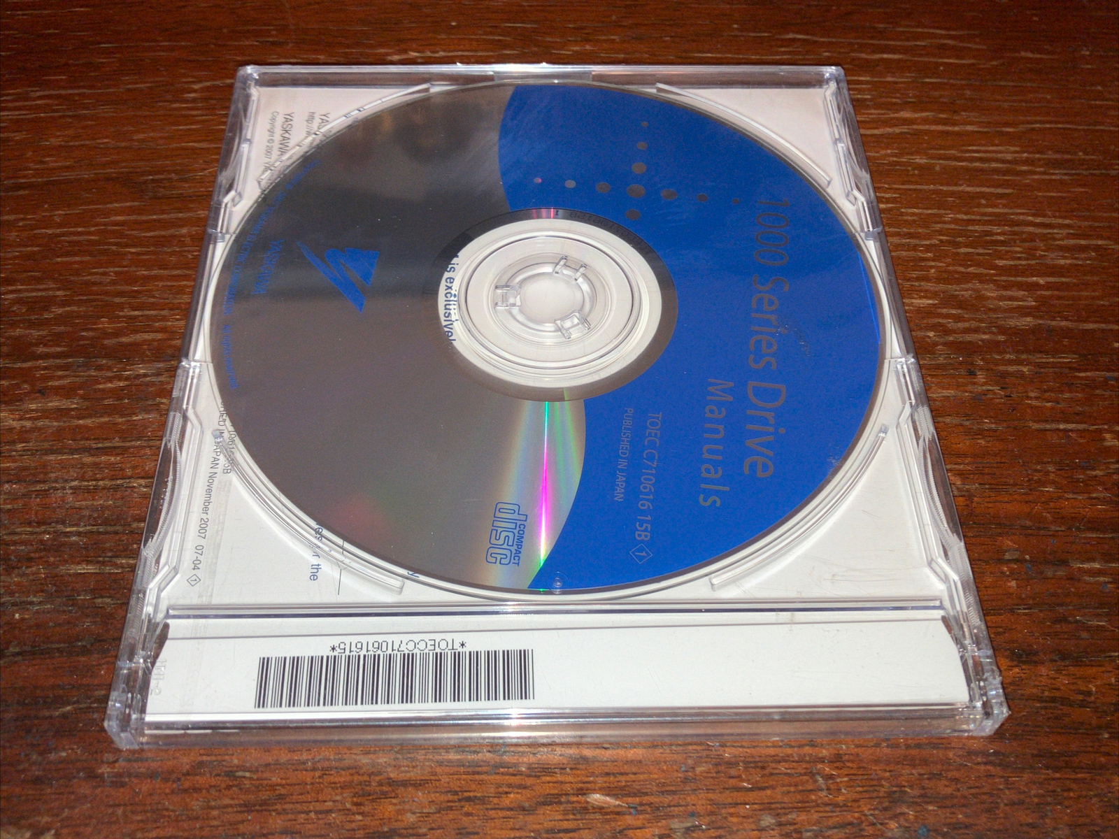 NEW – Yaskawa 1000 Series Drive Manual – CD Rom – NEW SEALED – SLIM JEWEL CASE