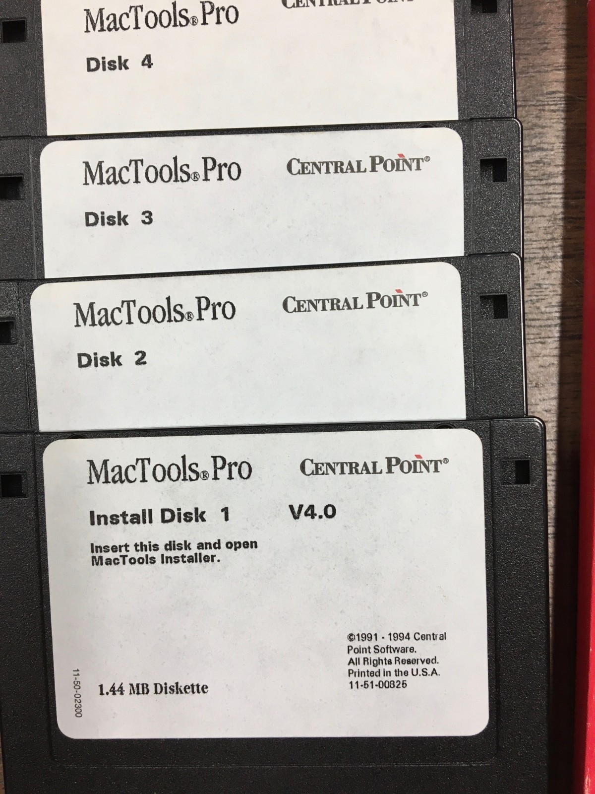 Vintage Macintosh software : MAC TOOLS PRO v4.0 – Manual and Software