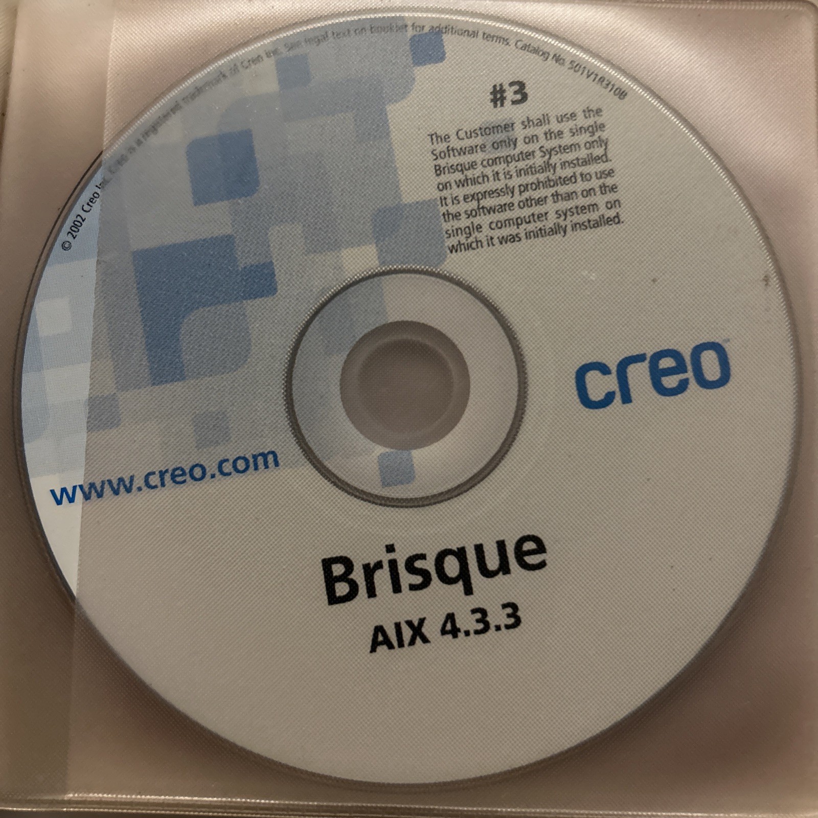 Creo Brisque 4.0.97 RIP Software Installation Kit – 8 Disks + Docs – Legacy