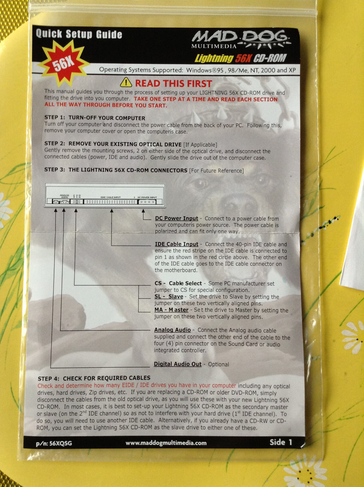 Mad Dog Multimedia Info Applications Driver Installation Setup CD Disc EC 2002