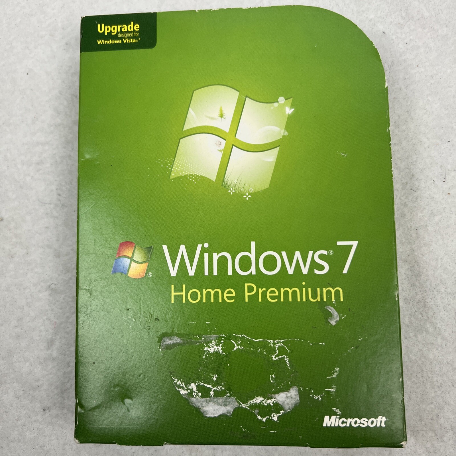 Microsoft Windows 7 Home Premium Upgrade-32 & 64 bit DVDs w/License Key-Open Box