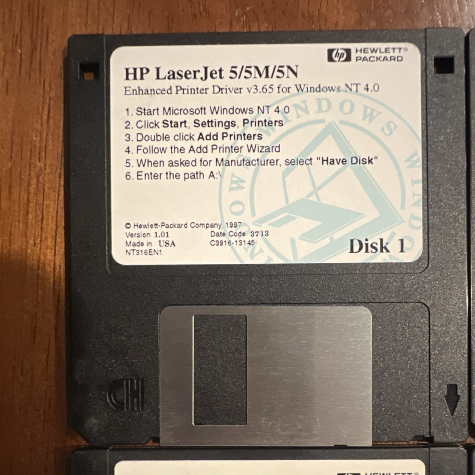 Hewlett-Packard LaserJet 5/5M/5N Driver & Utility Floppy 3.5″ Windows