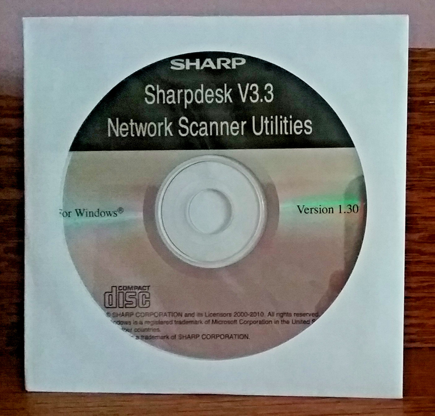 Sharp Digital Multifunc System Software MX-M283/M363/Ms453/M503 & Network Scan