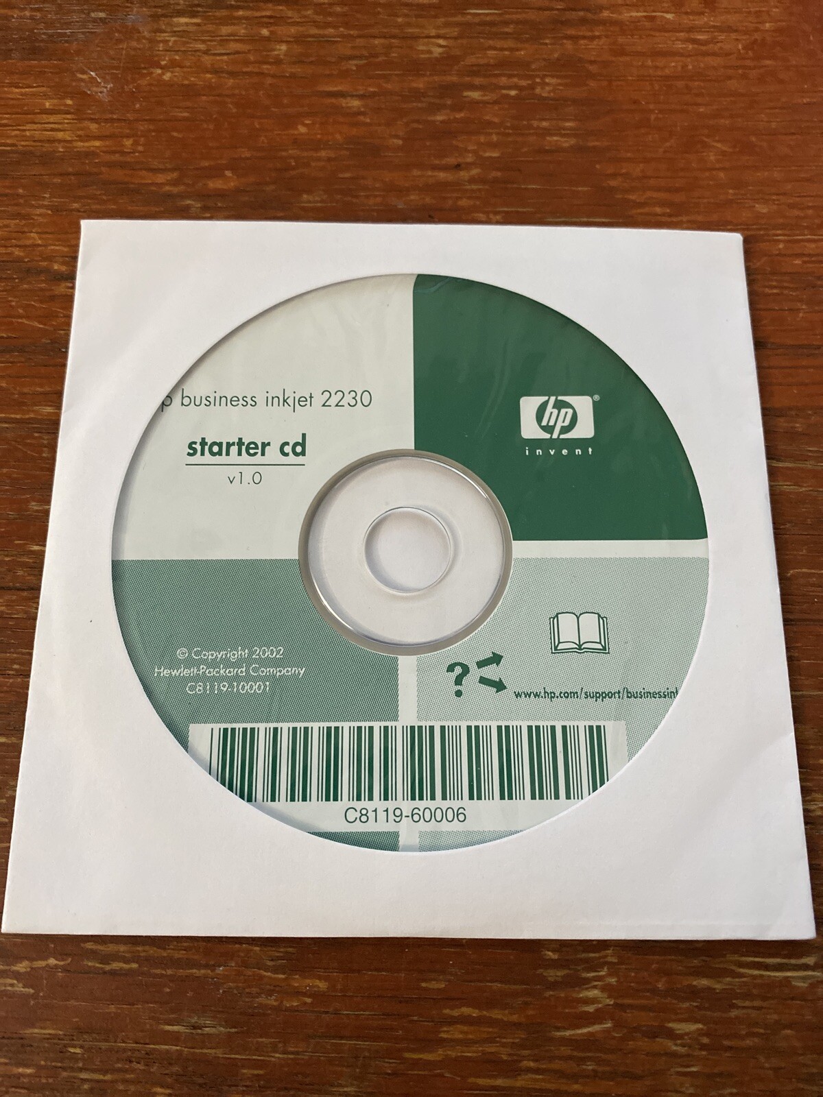 HP Business InkJet 2230 Starter CD V1.0
