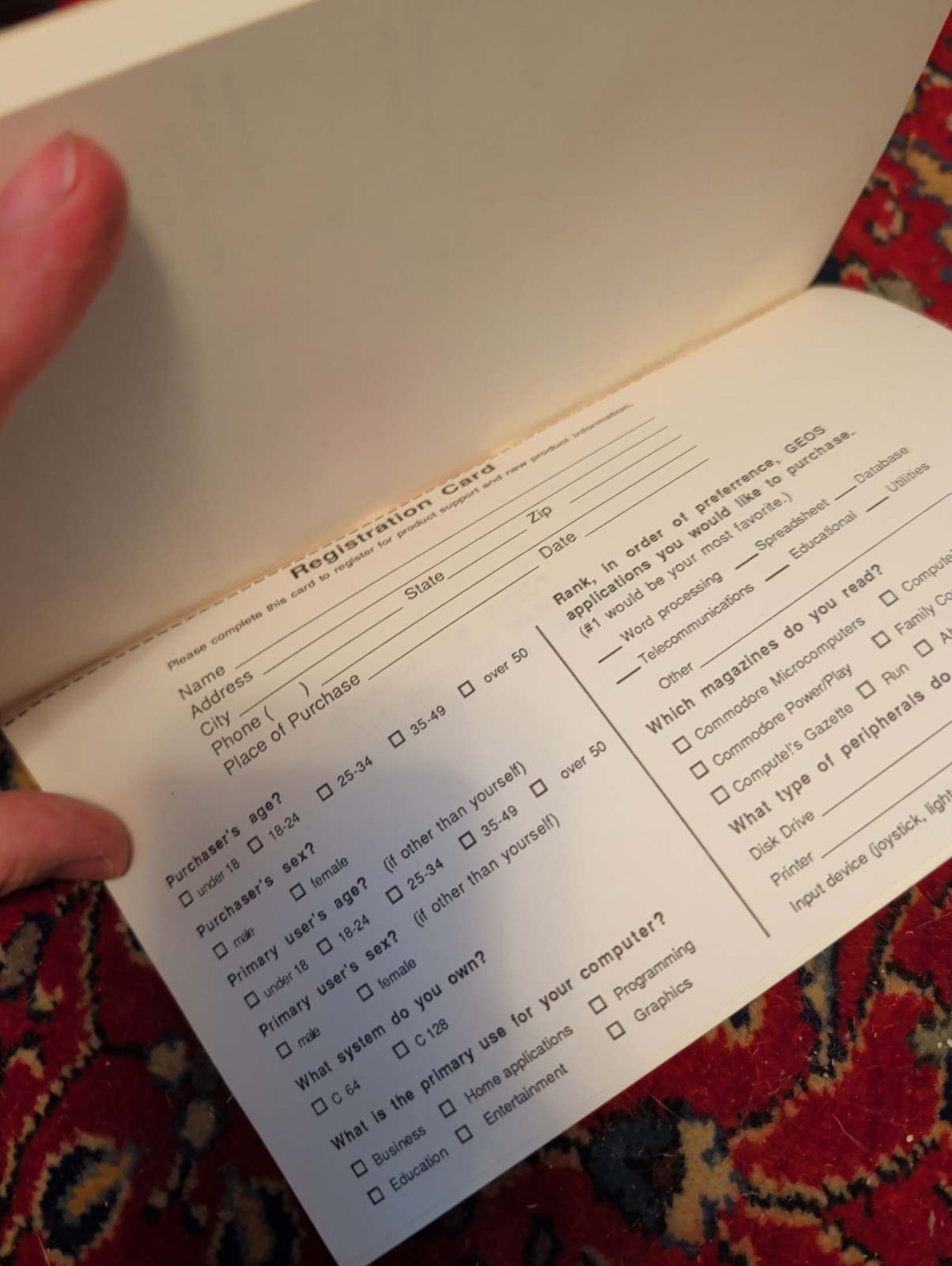 Commodore 64-128 – GEOS – 64C Manual