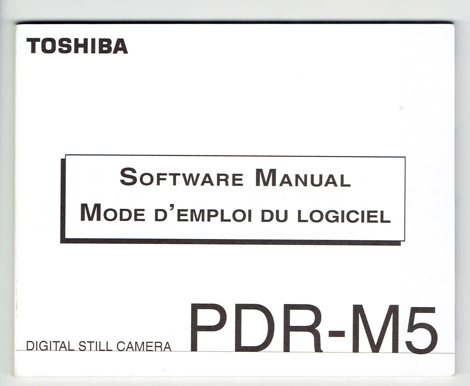 Toshiba PDR-M5 CD and Manuals