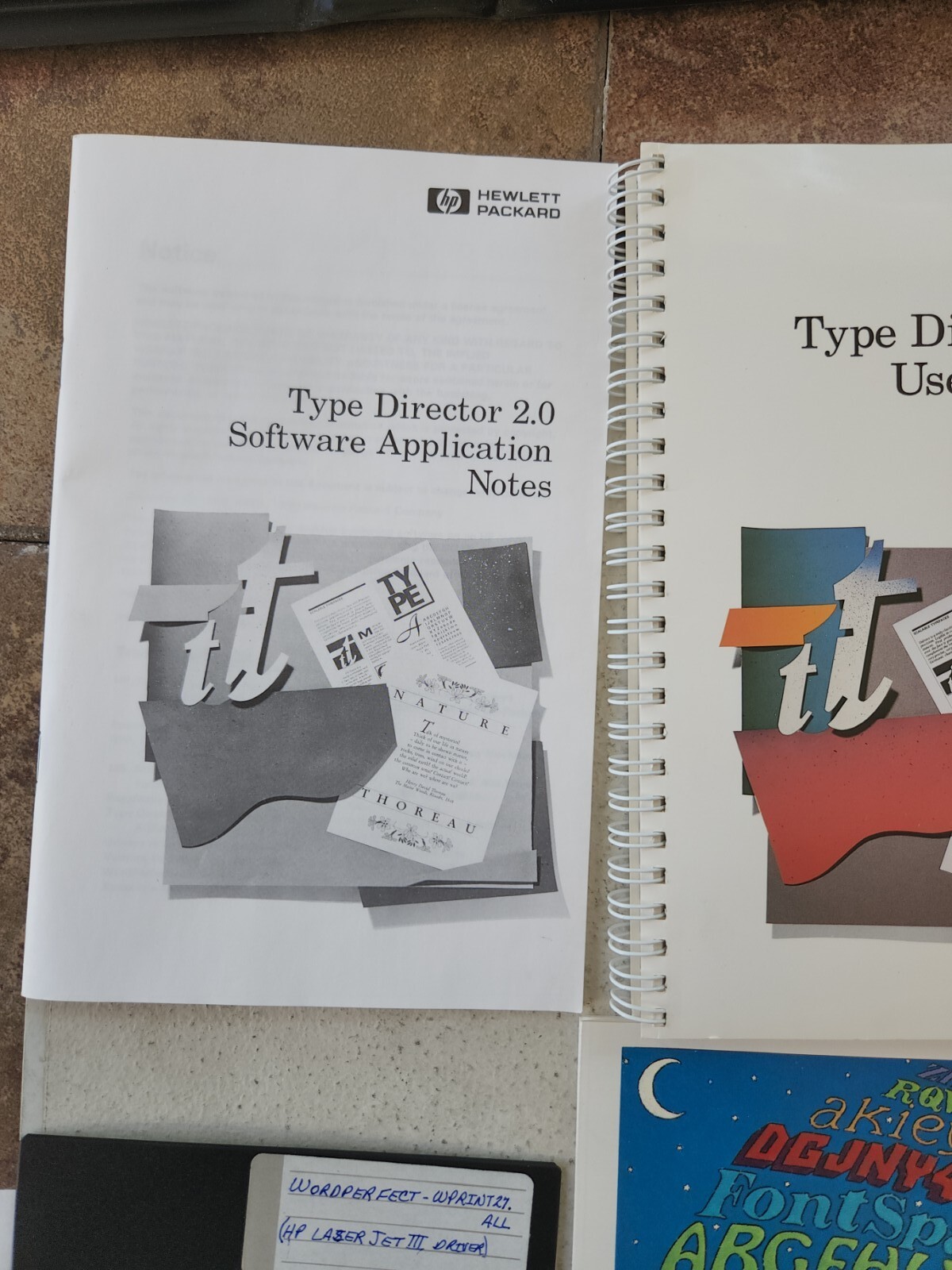 Hewlett-Packard Type Director 2.0 Font Management Program Upgrade Kit -Vintage