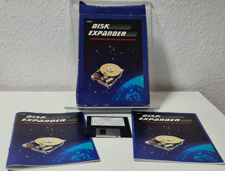 Disk Expander V.2.1 Software Commodore Amiga Original Box CIB