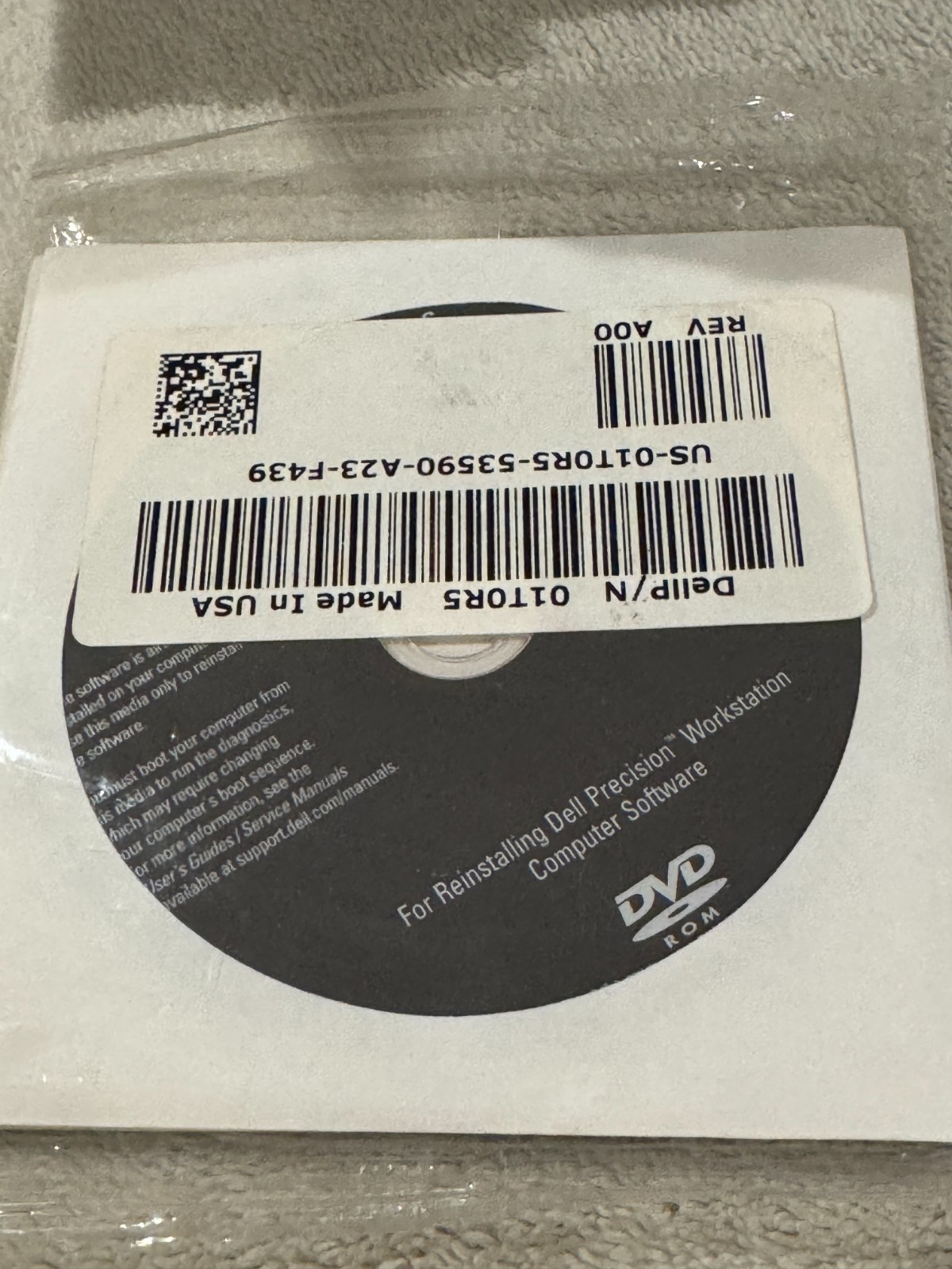 Dell Reinstalling Dell Precision Workstation Computer Software – NEW/SEALED!!!