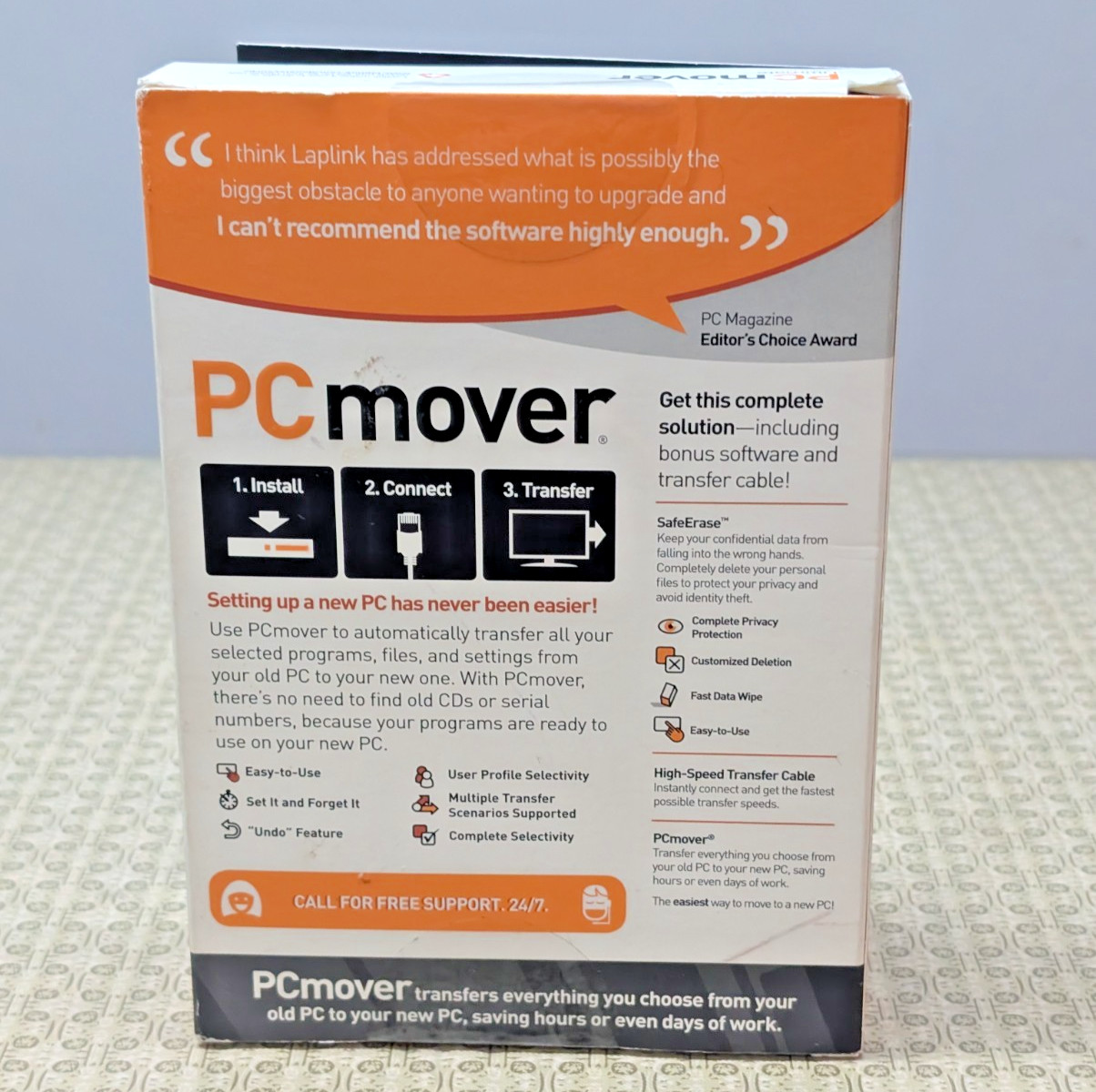 PCmover Ultimate 11 – Easily Transfer Files to New Computer – New, Sealed