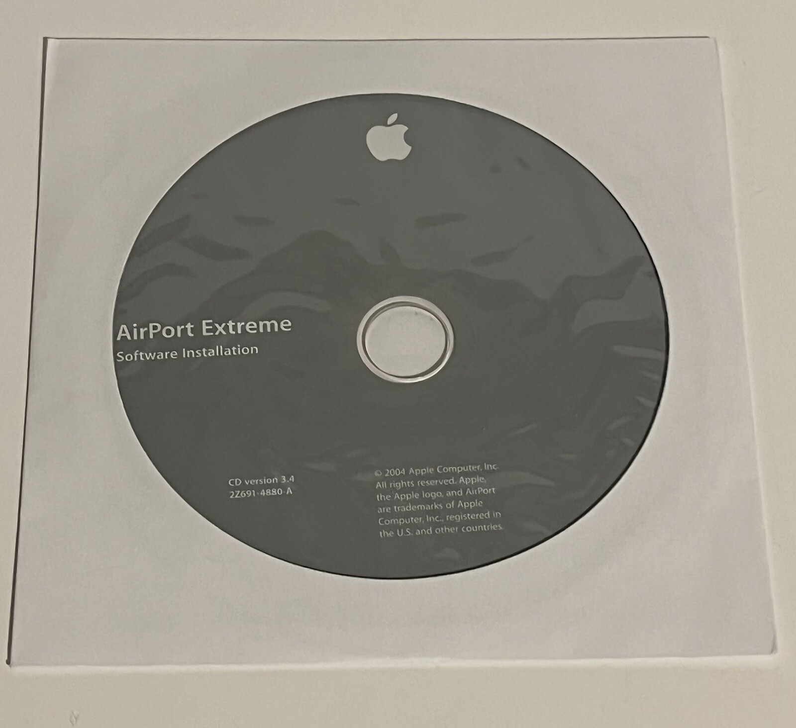 Apple Airport Extreme Software Installation CD Version 3.4 Brand New Unopened