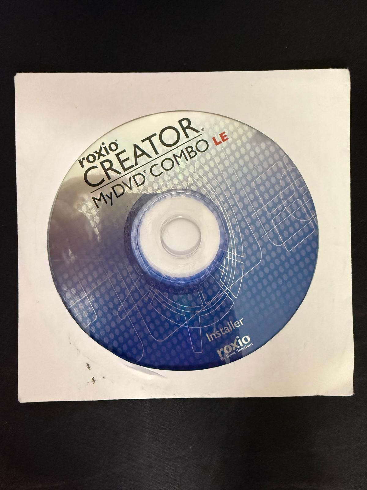 Brand New Genuine Roxio Creator MyDVD Combo LE P/N WG786 , 0DG304 Dell