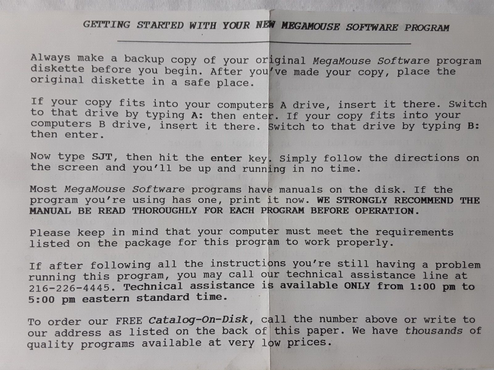 Quick Titles retro 5.25″ floppy disk FREE SHIPPING create screens 1994 SEE NOTE