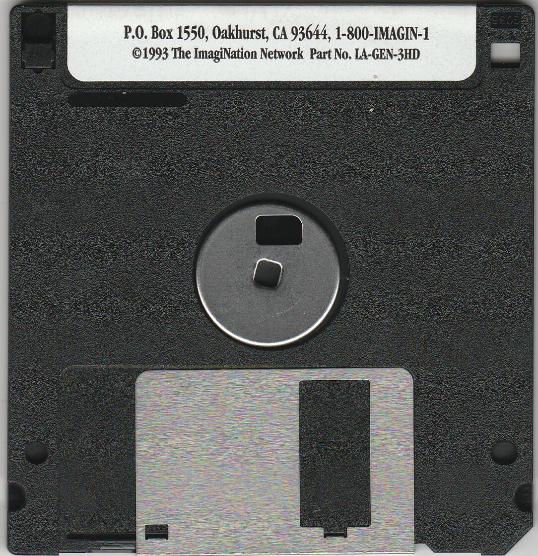 Imagination! Version 2.2.24 by The ImagiNation Network ~ 3.5″ disk 1993