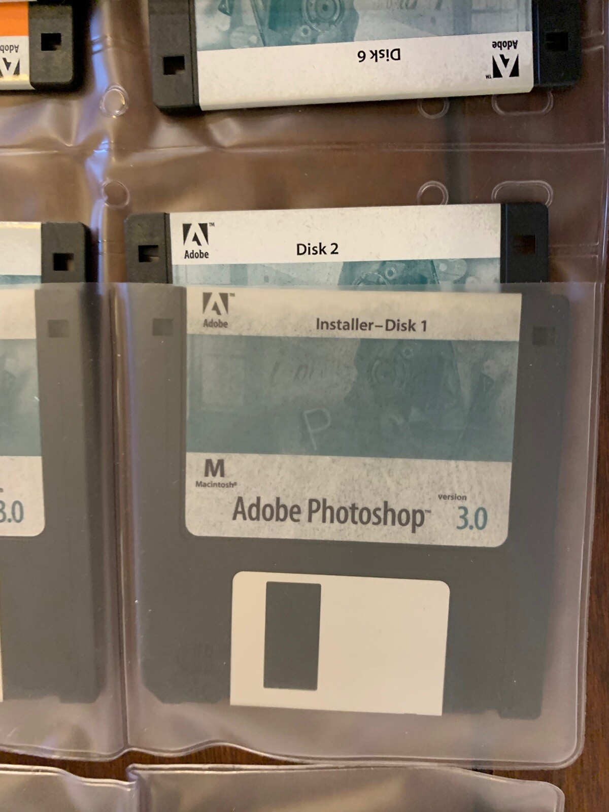 Adobe Photoshop 3.0 Adobe Illustrator 6.0 Bundle For Mac 3.5 inch Floppy 1993
