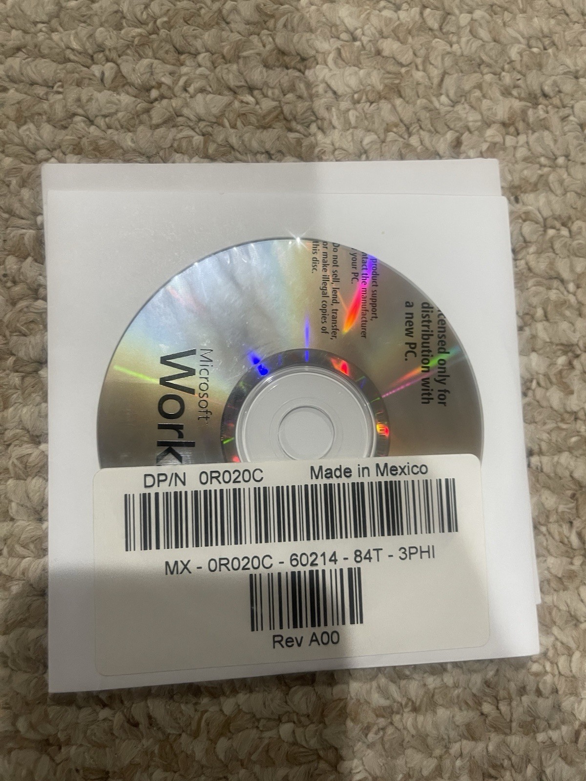 Lot of 3 Y2K Dell Microsoft Workbook CDs XP Vista Works Roxio Drivers CD ROM VNT